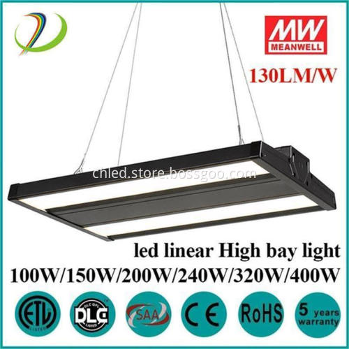 DLC 320W LED Linear High Bay Light